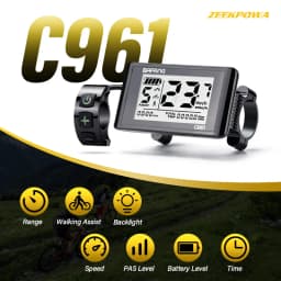 Ebike C961 Display Control Pane for BAFANG BBS01B BBS02B BBSHD Motor Electric Bike Bicycle Components Mid Motor Conversion Kit