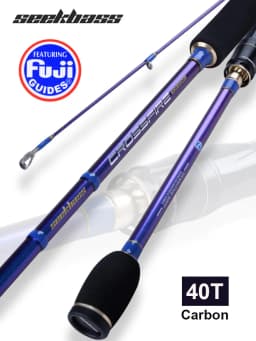Seekbass High Carbon Egi Rod Squid Lure Rod Spinning Rod 802ML/832ML Pe 0.5-1.0 EGI Size 1.8-3.5# Super light and sensitive