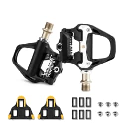 ROCKBROS Bike Pedal SPD-SL Cycling Road Bike Bicycle Self-locking Pedals Ultralight Aluminum Alloy 2 Sealed Bearing Bike Parts