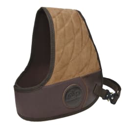 Righty Hunter Leather Protective Shirt Vest for Shotgun Rifle, Recoil Reducer Padding Vest Field Shield with Adjustable Straps