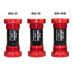 Walgun Bicycle Bottom Bracket BSA Thread Kit Road MTB Bike Frame 68/73 for Axis 24/22 and 29/30mm for Shiman SRM GXP Crankset