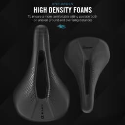 RYET Carbon Fiber 3D Printed Bike Saddle Super Light Road MTB Mountain Racing Seating Bicycle Seat Cushion Cycling Accessories