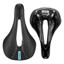 RYET Carbon Fiber 3D Printed Bike Saddle Super Light Road MTB Mountain Racing Seating Bicycle Seat Cushion Cycling Accessories