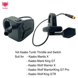 Original Kaabo Thumb Throttle Button Kit Spare Part Suit for Kaabo Wolf King GT/GTR Mantis X Mantis King GT TFT E-Scooter Part