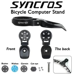 Syncros-Custom Swivel Mountain Bike Integrated Handlebars, Bike Stopwatch, Garmin Computer Stand, Bike Accessories