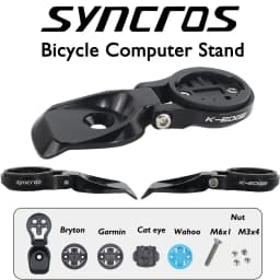 Syncros-Custom Swivel Mountain Bike Integrated Handlebars, Bike Stopwatch, Garmin Computer Stand, Bike Accessories