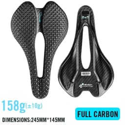 RYET 3D Printed Bicycle Saddle Ultralight Carbon EVA 245x145mm Bike Seating Part MTB Gravel Road Bike Seat Cycling Cushion