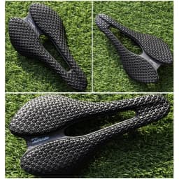 RYET 3D Printed Bicycle Saddle Ultralight Carbon EVA 245x145mm Bike Seating Part MTB Gravel Road Bike Seat Cycling Cushion