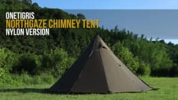 OneTigris Northgaze TC Chimney Tent Terylene Cotton Outdoor Teepee Hot Tent for Adventurers Hiking Camping 3 Season Tent