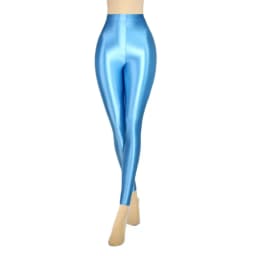 XClocKNYoung satin glossy pants High Waist Sport Women Fitness Shiny Yoga Pants Tights Leggings High Elastic glossy leggings