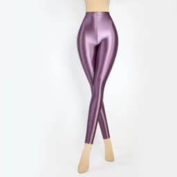 XClocKNYoung satin glossy pants High Waist Sport Women Fitness Shiny Yoga Pants Tights Leggings High Elastic glossy leggings