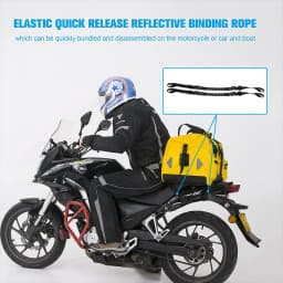 WILD HEART Waterproof Bag for Motorbike U-shaped Motorcycle Luggage Bag Waterproof PVC Material 70L Large Capacity Moto Bags
