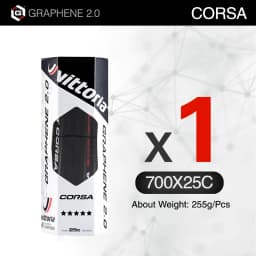 Clincher Vittoria Corsa 700X25C Road Tire 700×28C/32C Graphene 2.0 Black Skin Folded Tires 320 TPI Suitable For Road Bicycle 700