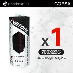 Clincher Vittoria Corsa 700X25C Road Tire 700×28C/32C Graphene 2.0 Black Skin Folded Tires 320 TPI Suitable For Road Bicycle 700