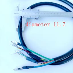 9 AWG Motor Cable Wire for 3000W E-bike With 6mm Square Section 3xPhrase Wire +6x2 Dual Hall Sensor Wire High Quality Cable