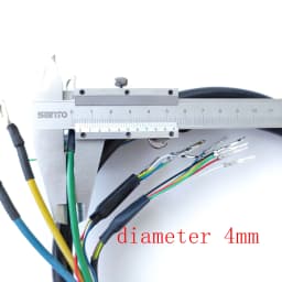 9 AWG Motor Cable Wire for 3000W E-bike With 6mm Square Section 3xPhrase Wire +6x2 Dual Hall Sensor Wire High Quality Cable
