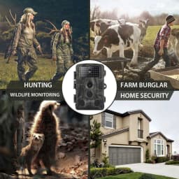 Wildlife Trail Camera 1080P Night Vision 20M Infrared High Definition Wireless Hunting Camera with Tracking Function HC802A