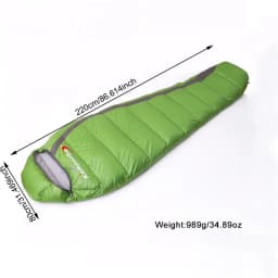 Kamperbox Down Sleeping Bag Ultralight Sleeping Bag ,Winter Sleeping Bag Camping Equipment Lightweight Sleeping Bag Camping