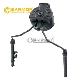 EARMOR Tactical Headset ARC Helmet Rails Adapter Ops-Core FAST Helmet Suitable for PELT Comtac Headset 360 Degree Rotating