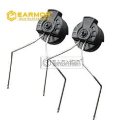 EARMOR Tactical Headset ARC Helmet Rails Adapter Ops-Core FAST Helmet Suitable for PELT Comtac Headset 360 Degree Rotating