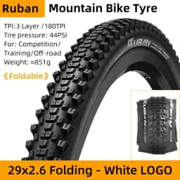 Continental Ruban Mountain Bike Tyre 29x2.10 29x2.30 Pure Grip Compound Shield Wall System E25 Tubeless Ready Folding Tire