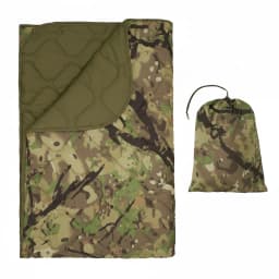 Welead Camo Woobie Ultralight Camping Quilt Travel Outdoor Camouflage Blanket Portable Warm Sleeping Bag Pad Poncho Hunting
