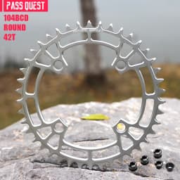Colorful Closed Disc 104 BCD Round Mountain Bikes ChainWheel Chainrings Crankset 34T 36T 38T 40T 42T 44T 46T 48T