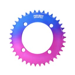 Colorful Closed Disc 104 BCD Round Mountain Bikes ChainWheel Chainrings Crankset 34T 36T 38T 40T 42T 44T 46T 48T