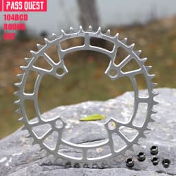 Colorful Closed Disc 104 BCD Round Mountain Bikes ChainWheel Chainrings Crankset 34T 36T 38T 40T 42T 44T 46T 48T