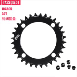 Colorful Closed Disc 104 BCD Round Mountain Bikes ChainWheel Chainrings Crankset 34T 36T 38T 40T 42T 44T 46T 48T