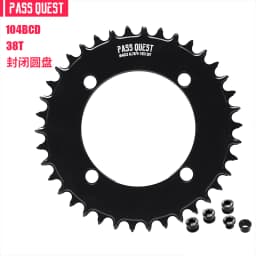 Colorful Closed Disc 104 BCD Round Mountain Bikes ChainWheel Chainrings Crankset 34T 36T 38T 40T 42T 44T 46T 48T