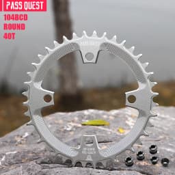 Colorful Closed Disc 104 BCD Round Mountain Bikes ChainWheel Chainrings Crankset 34T 36T 38T 40T 42T 44T 46T 48T