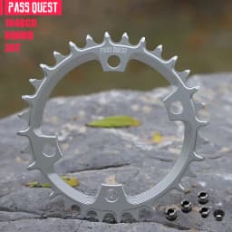 Colorful Closed Disc 104 BCD Round Mountain Bikes ChainWheel Chainrings Crankset 34T 36T 38T 40T 42T 44T 46T 48T