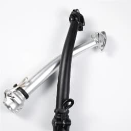 Chooee Folding Bicycle Stem 350mm Bending Stem Fit DOHON SP8 412 Folding Bike Stem 14/16/20 Inch