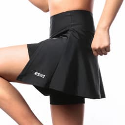 ARSUEXO Women Cycling Shorts 2-in-1 With 5D Silicone Cushion MTB Bike Shorts High Waist Bicycle Tights Breathable Sports Skirt