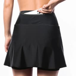 ARSUEXO Women Cycling Shorts 2-in-1 With 5D Silicone Cushion MTB Bike Shorts High Waist Bicycle Tights Breathable Sports Skirt