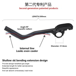 Carbon Triathlon Handles, Bike Triathlon Extender, TT Handlebar Aerobar, RXL SL, 31.8mm, 30°/40°/50°, TT Bar Carbon