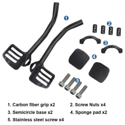 Carbon Triathlon Handles, Bike Triathlon Extender, TT Handlebar Aerobar, RXL SL, 31.8mm, 30°/40°/50°, TT Bar Carbon