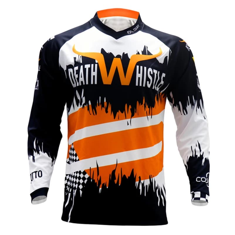 Summer MTB Road Outdoor Men's Long Sleeve Biker Shirts MTB Racing Professional quick-drying cycling jersey