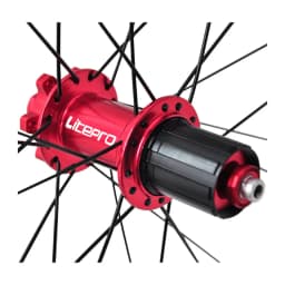 Litepro S42 AERO Folding Bike 20 Inch 406/451 V Disc Brake 11 Speed Wheelset 4 Sealed Bearing Alloy Wheels BMX Bicycle Rims