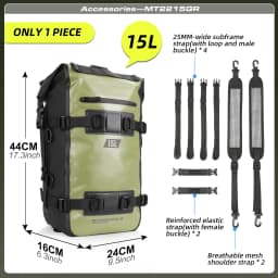 Rhinowalk Motorcycle Travel Bag Waterproof Motorbike Side Bag 30L Motor Saddle Pannier Bag Traveling Bags For Motor Bike