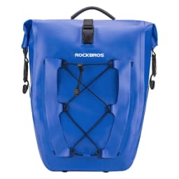 ROCKBROS Waterproof Bike Bag 25L Travel Cycling Bag Basket Bicycle Rear Rack Tail Seat Trunk Bag Bicycle Bag Panniers 1PCS
