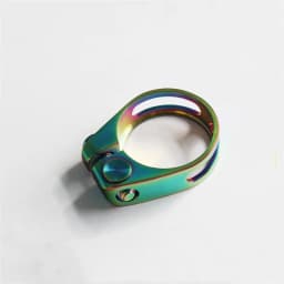 Bicycle seat clamp titanium 31.8/34.9mm ultra-light lock on seatpost clip