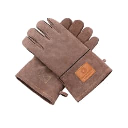Campingmoon Flame Retardant Heat Insulation Leather High Temperature Outdoor Camping Picnic BBQ Gloves