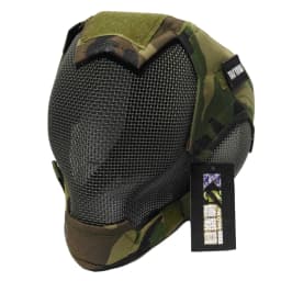TAK YIYING Airsoft Mask Full Face Mask War Game Steel Mesh Paintball Head Protective Mask Hunting Full Cover V6 Mask
