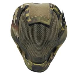 TAK YIYING Airsoft Mask Full Face Mask War Game Steel Mesh Paintball Head Protective Mask Hunting Full Cover V6 Mask