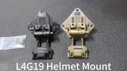 SOTAC Tactical L4G19 Helmet Mount NVG Hunting Wea-pon Aluminum CNC Night Vision L4 G19 Helmet Accessories
