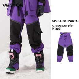 Winter Ski Pants Man Women Outdoor High Quality Windproof Waterproof Warm Snow Trousers Winter Ski Snowboarding Pants Splicing
