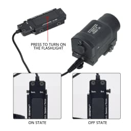 AK 47 Zenitco AK-SD Flashlight KLESCH 2P GEN2 Strobe LED Light Surefire X300 for 20mm Pictinny Rail