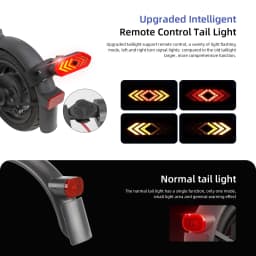 Ulip Turn Tail Light Parts For Electric Scooter/Bicycles/E-bikes Adjustable Rear Fender USB Rechargeable Turn Signal Accessories